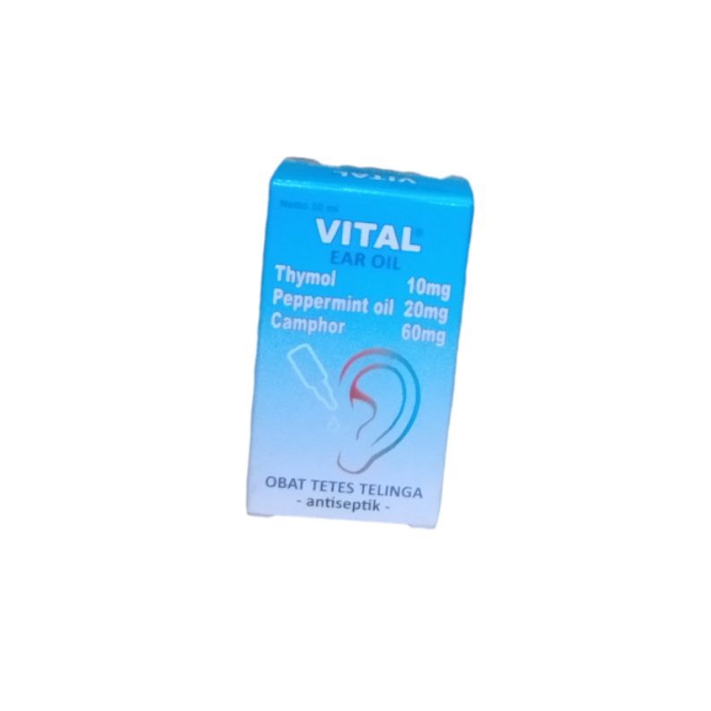 VITAL  ear oil tetes telinga melunakkan kotoran telinga