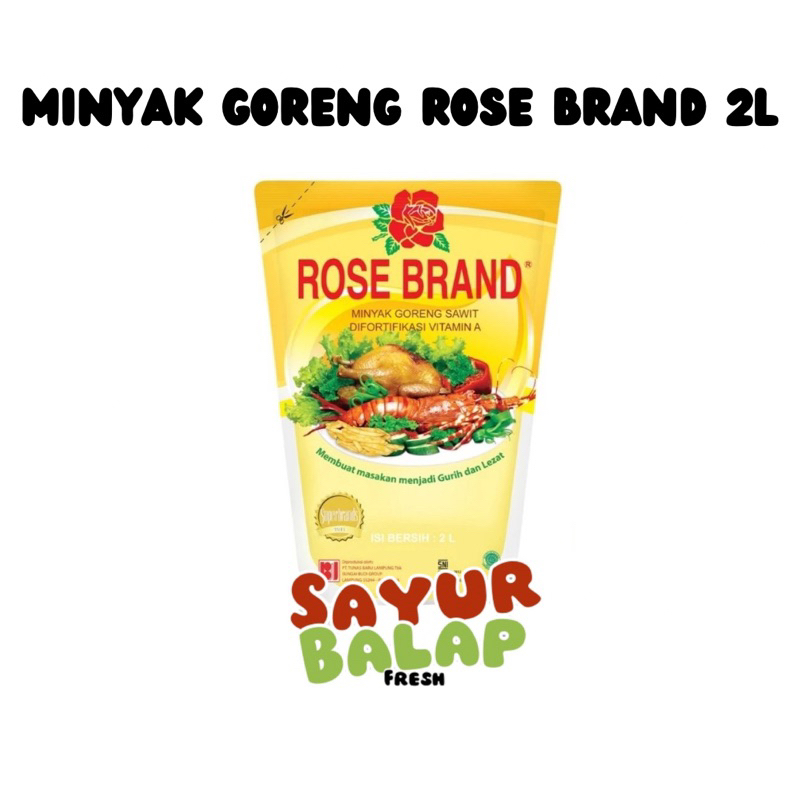

Rose Brand Minyak Goreng 2Liter Minyak Goreng Rosebrand 2L