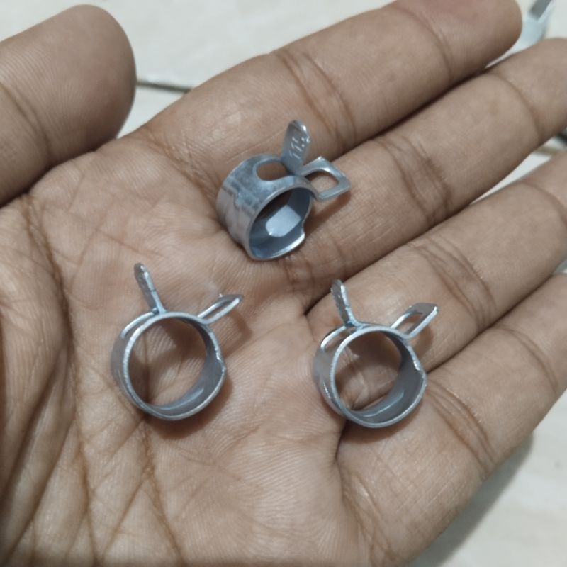 klem selang tube drain, Klem Selang Tabung Rem, klem selang Bensin, klem selang Minyak Rem Model Sel