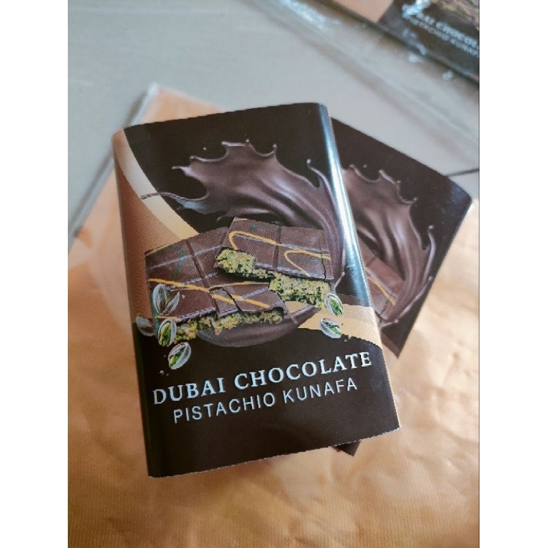 

Coklat dubai pistochio kunafa homemade 100gr