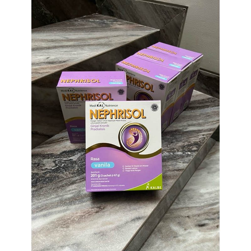 

[ READY STOCK ] NEPHRISOL VANILA 201GRAM - PASIEN GINJAL PRADIALISIS // NEPHRISOL ORIGINAL