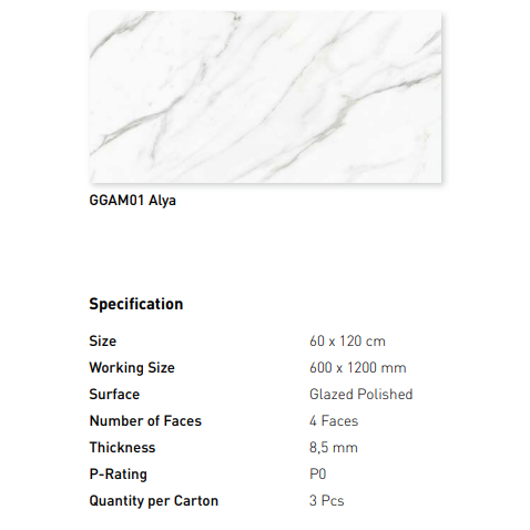 NIRO GRANITE AMORA GGAM01 ALYA 60X120