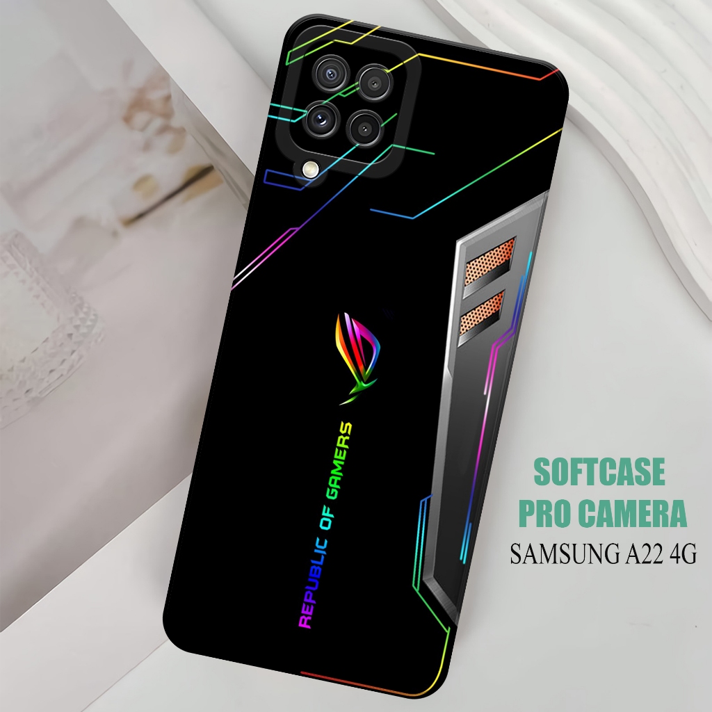 Case SAMSUNG  A22 4G - SAMSUNG  A22 4G  Terbaru - Softcase  SAMSUNG  A22 4G  - Softcase Pro Camera -