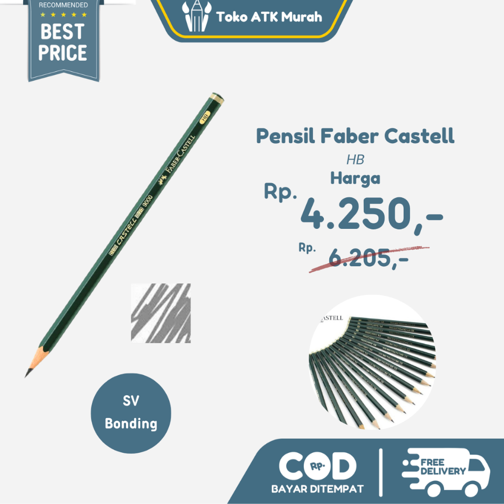 

Pensil HB Faber-Castell 9000 1Pcs
