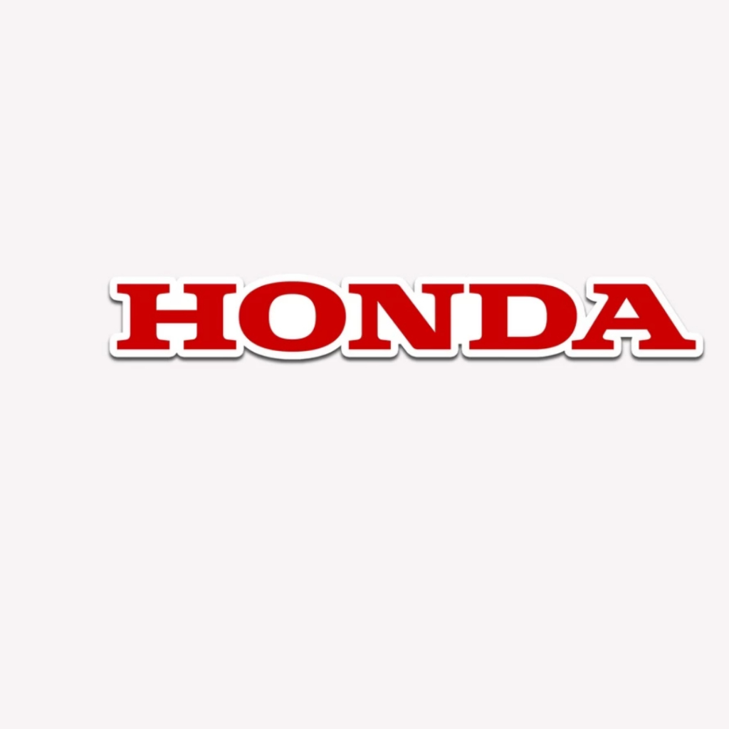 

Stiker Logo Honda Bahan Vinyl Laminasi Glossy 10cm Sticker Motor 1pcs