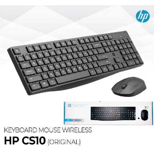 PAKET KEYBOARD HP WIRELESS+ MOUSE HP WIRELESS COMBO SET HP CS10