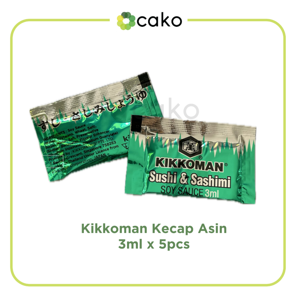 

Kikkoman Kecap Asin 3ml / Soy Sauce Sushi & Sashimi (isi 5pcs)