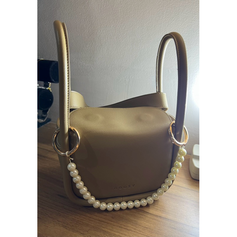 [PRELOVED] Roosy Bag - Granola with Pearl strap