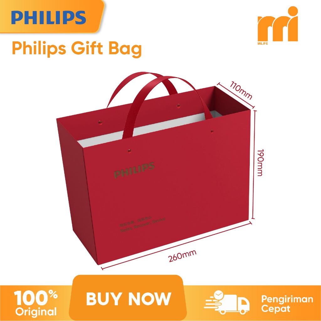 

Philips massage Gift bag Berlaku untuk semua produk seri pijat Philips