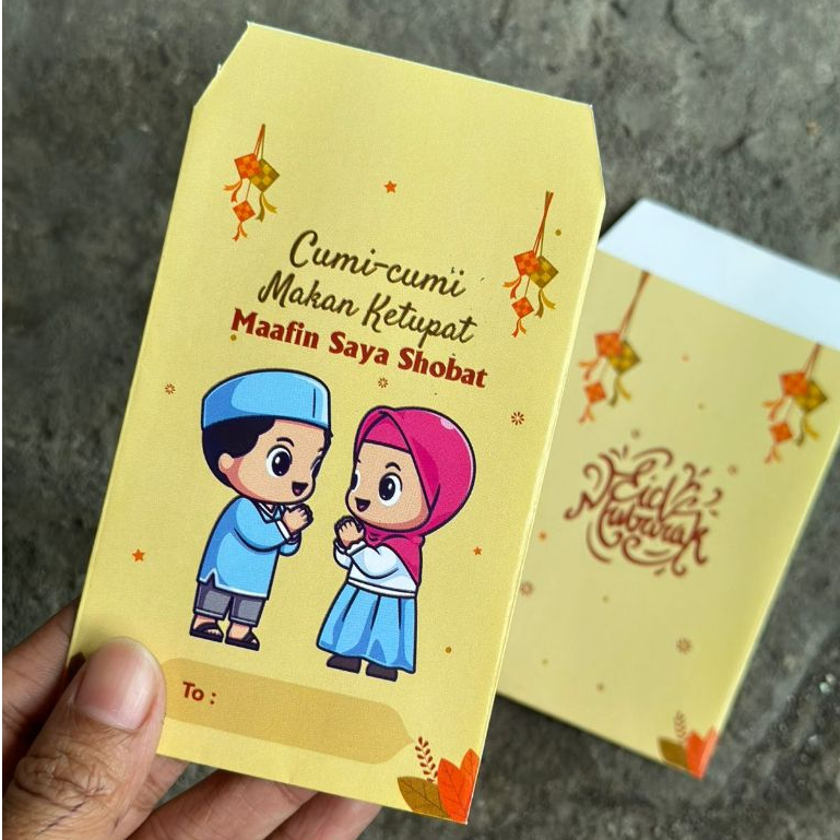 

Amplop Hari Raya Idul Fitri Murah / Angpau Lebaran Ied Mubarak Custom 2025