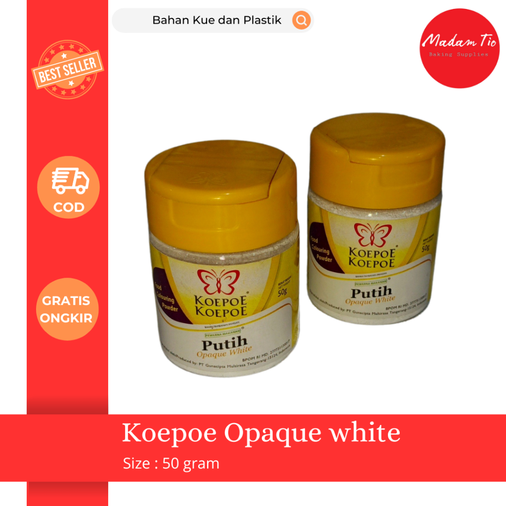 

Koepoe Opaque white 50g 1pcs