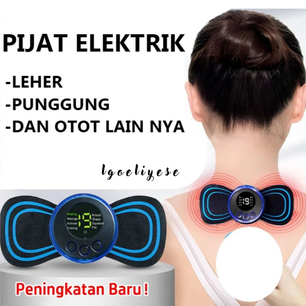 Alat Pijat Tempel Punggung leher otot elektrik EMS Meningkatkan Sirkulasi Darah