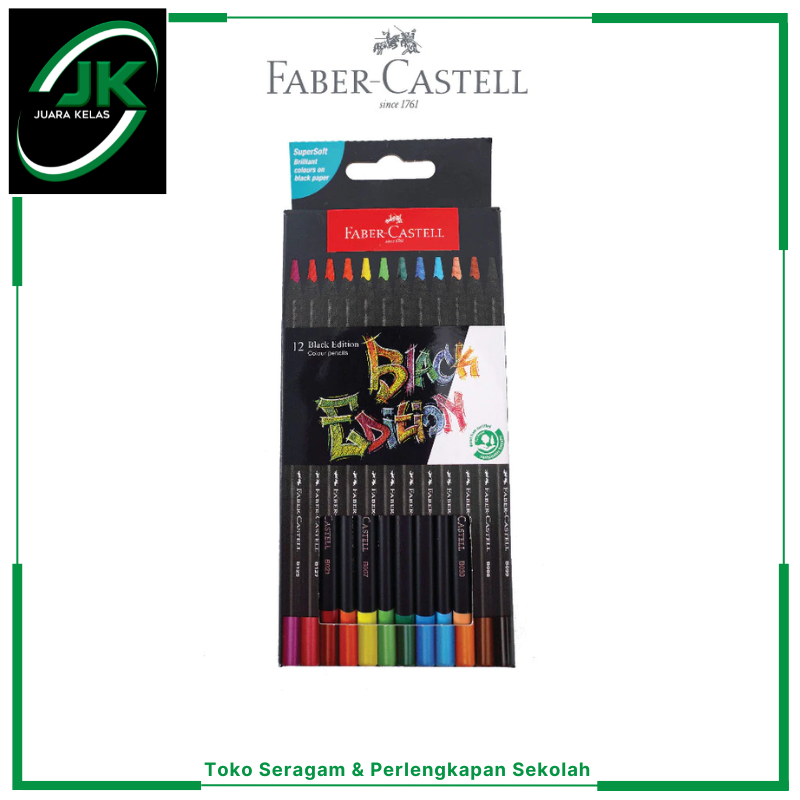 

[JK] Faber-Castell Pensil Warna Black Edition Colour Pencils Series