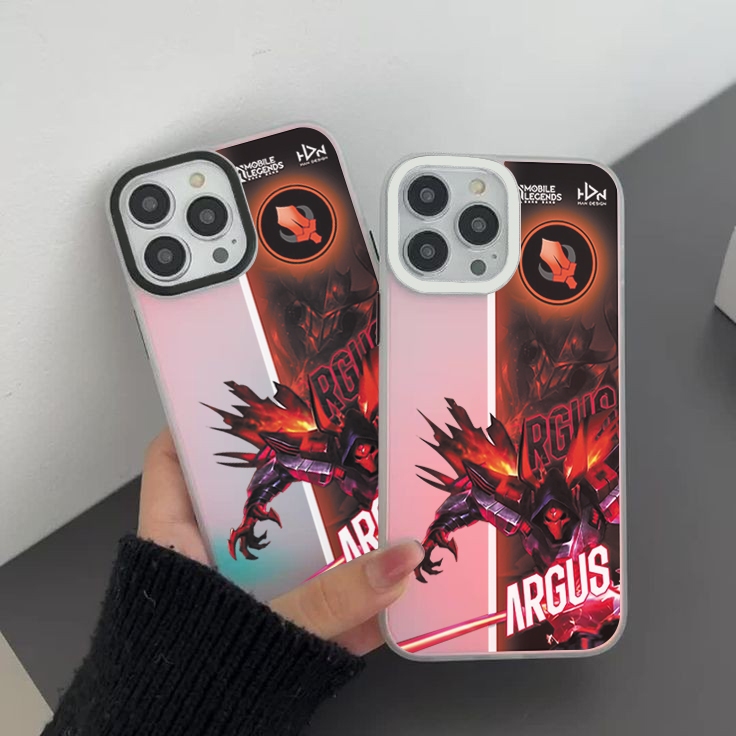 Softcase HOLOGRAM " Argus Mobile Legend " for All Type Iphone XR/XS MAX/11 PRO/11PRO MAX/12/13/14/12