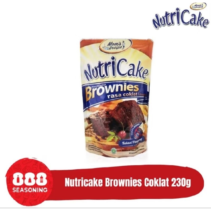 

NUTRICAKE BROWNIES KUKUS PANGGANG COKLAT 230g