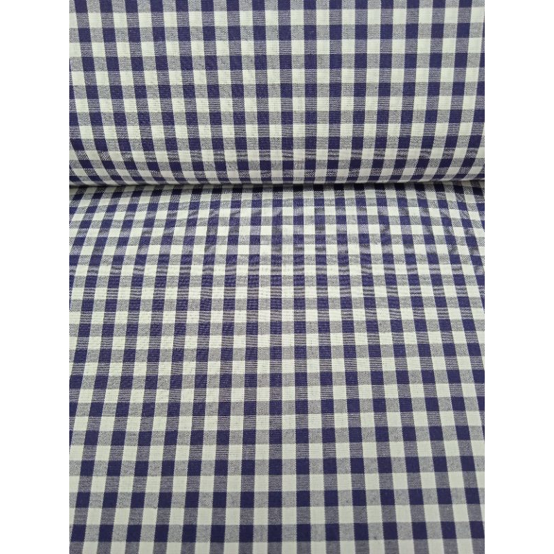 KAIN KATUN ITALY GARMENT IMFORT KOTAK-KOTAK KECIL