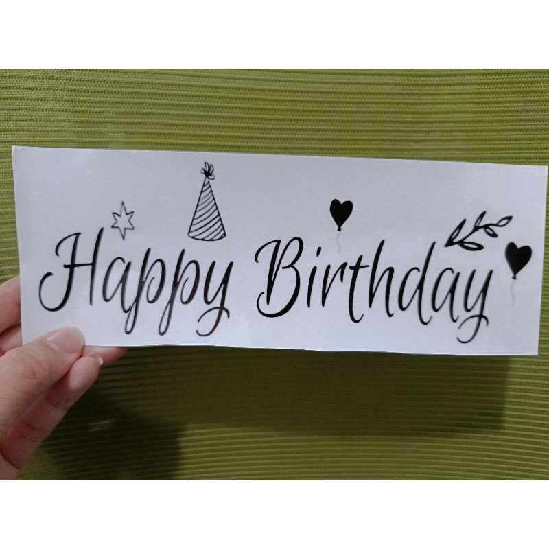 

STICKER BALON PVC / STICKER AKRILIK / STIKER / STICKER WISUDA / STICKER ULTAH / STICKER VALENTINE