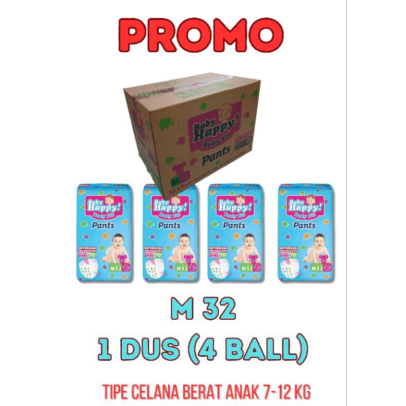 BABY HAPPY M32 (1 DUS/4BALL)