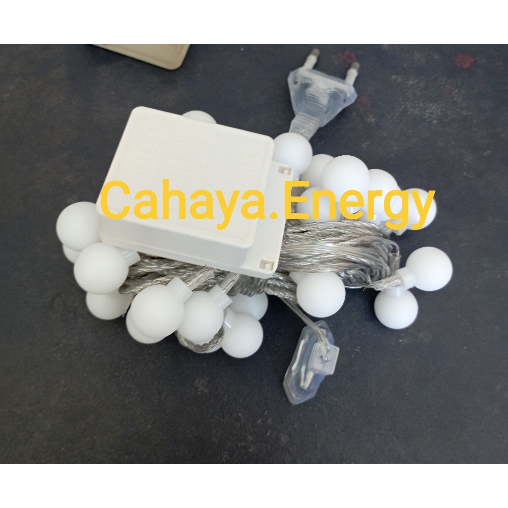 Lampu Tumblr Hias Bola Anggur Lampu Pohon Model Bulat LED