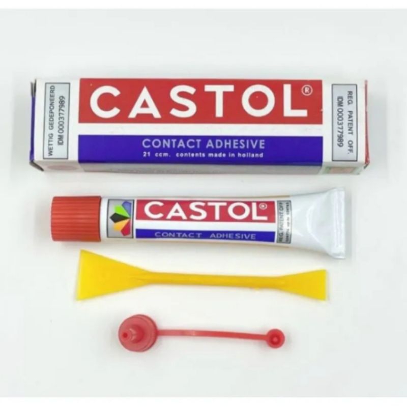 lem castol 21 CC lem sepatu lem kuning untuk lem tas sandal dll