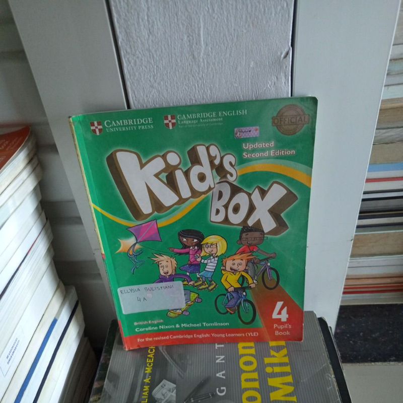 

buku kids box updated second edition British english pupils book 4 nixon & tomlinson Cambridge english buku bekas original