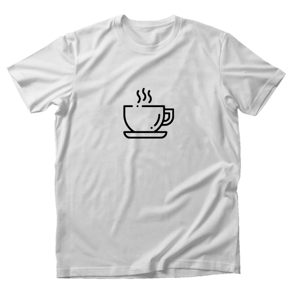 ALTERU.CO Kaos SIMPLE LOGO Cangkir Kopi bahan 24S