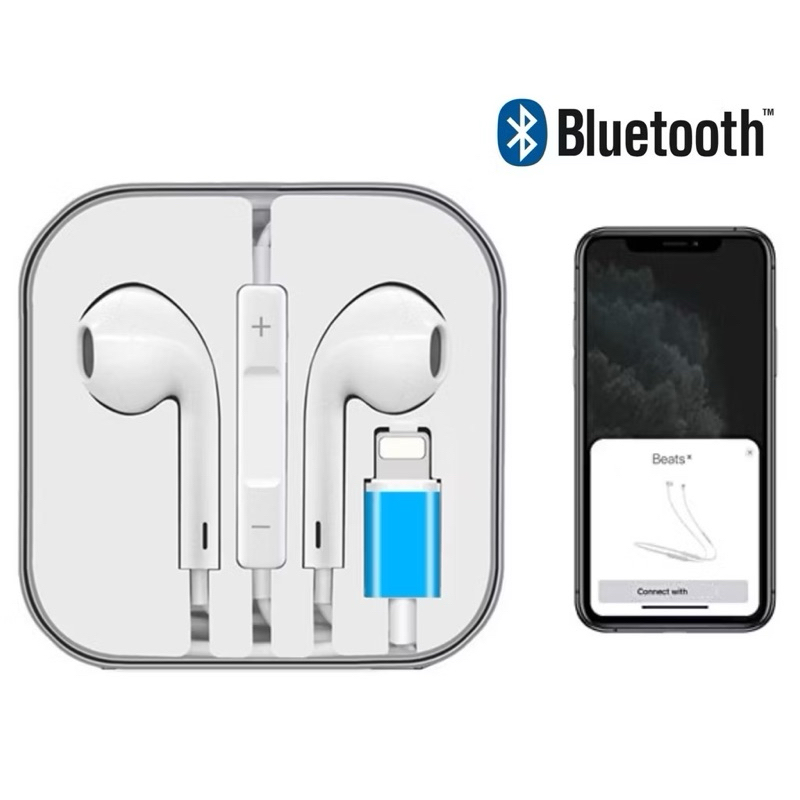 Headset iPhone Lighting / Earphone Bluetooth For iPhone X XS XR 7 8 PLUS 11 PRO MAX 12 PRO MAX 13 PR
