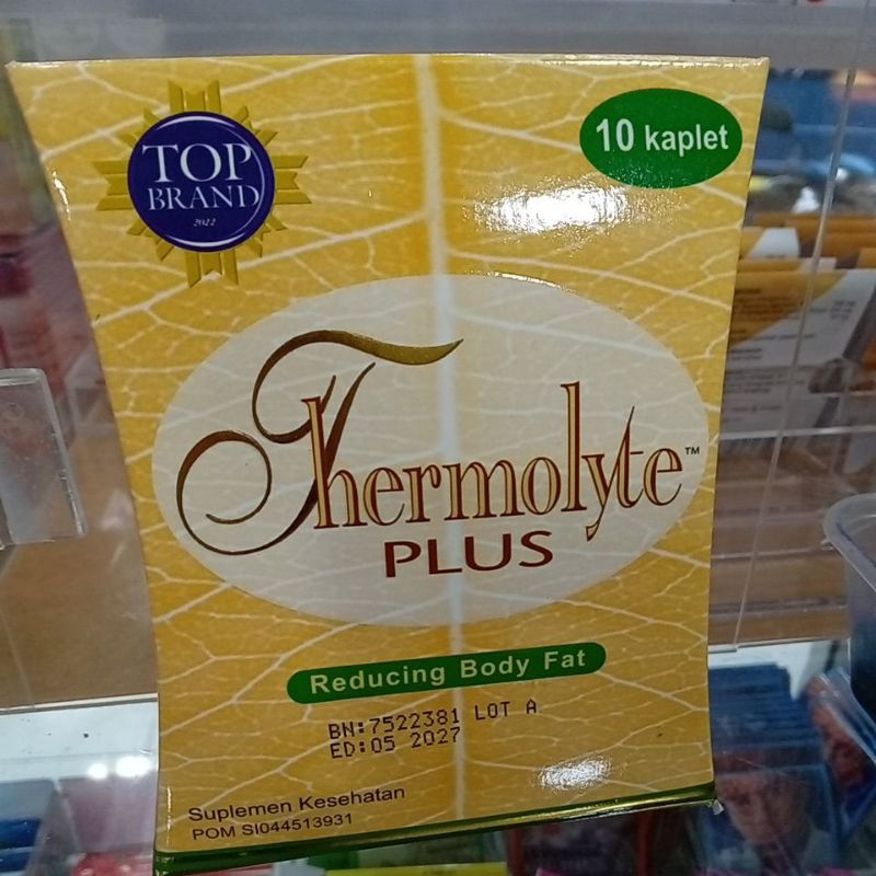Thermolyte Plus 10 tab/ mengurangi lemak tubuh / obat diet