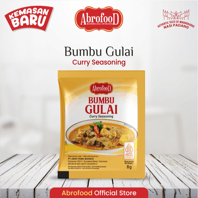 

Bumbu Gulai Abrofood 8 gr (Renteng)