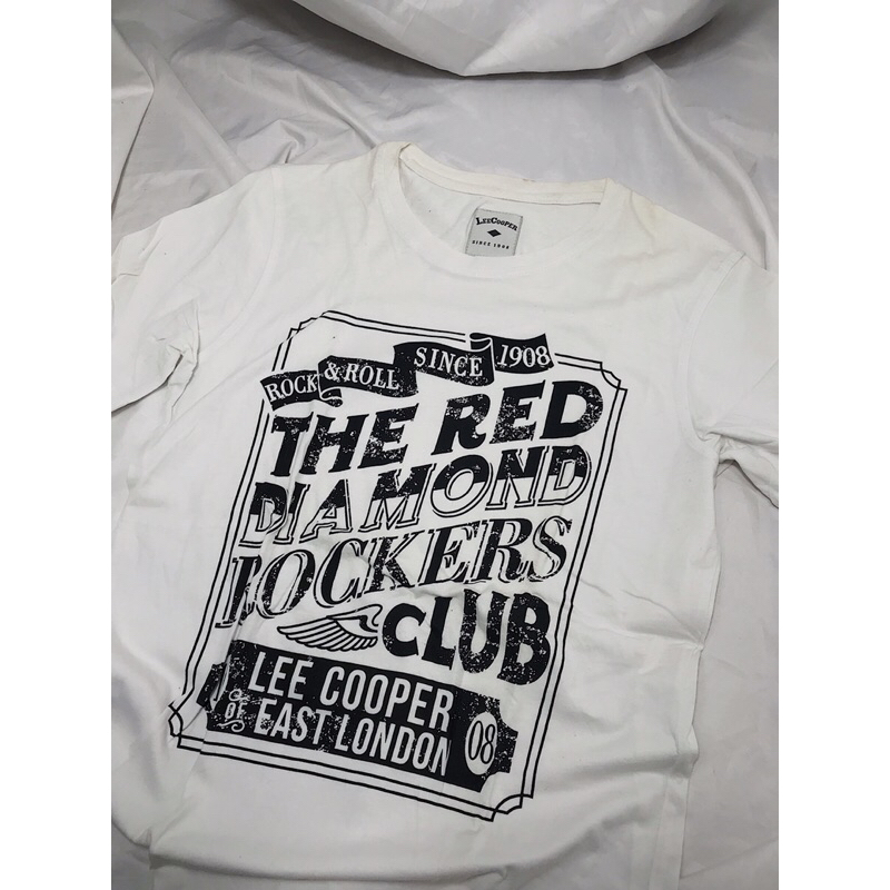 (Baju/Kaos) Lee Cooper T-Shirt - White | Perempuan | Pakaian Wanita | Cewe | Jual Kaos Bagus | Murah
