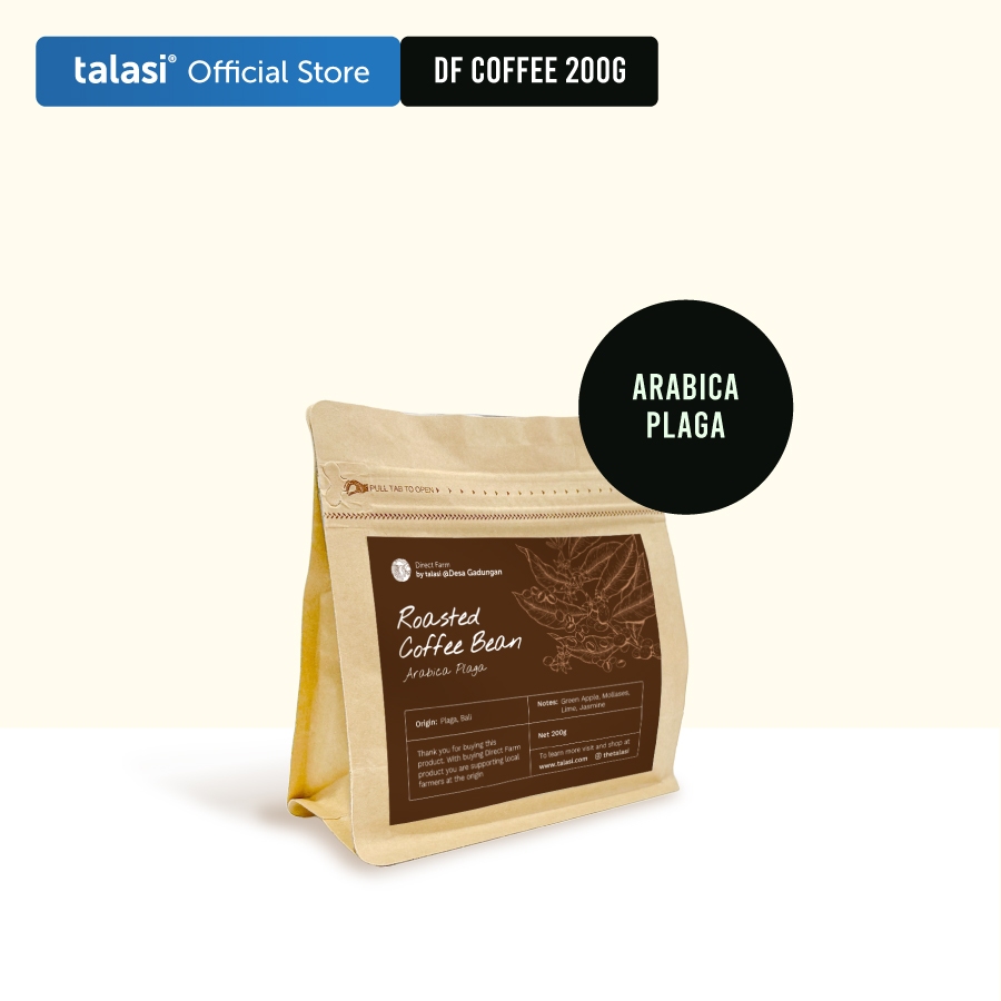 

Arabica Roasted Coffee Bean Origin Plaga, Bali 200gr