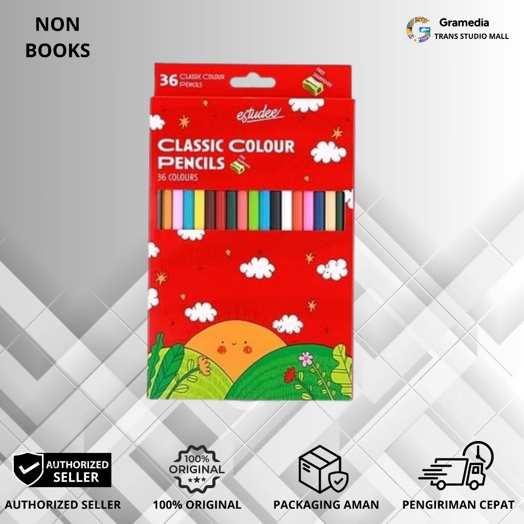 

Gramedia Bandung TSM - ESTUDEE CLASSIC COLOR PENCIL 36 ES-PCL36