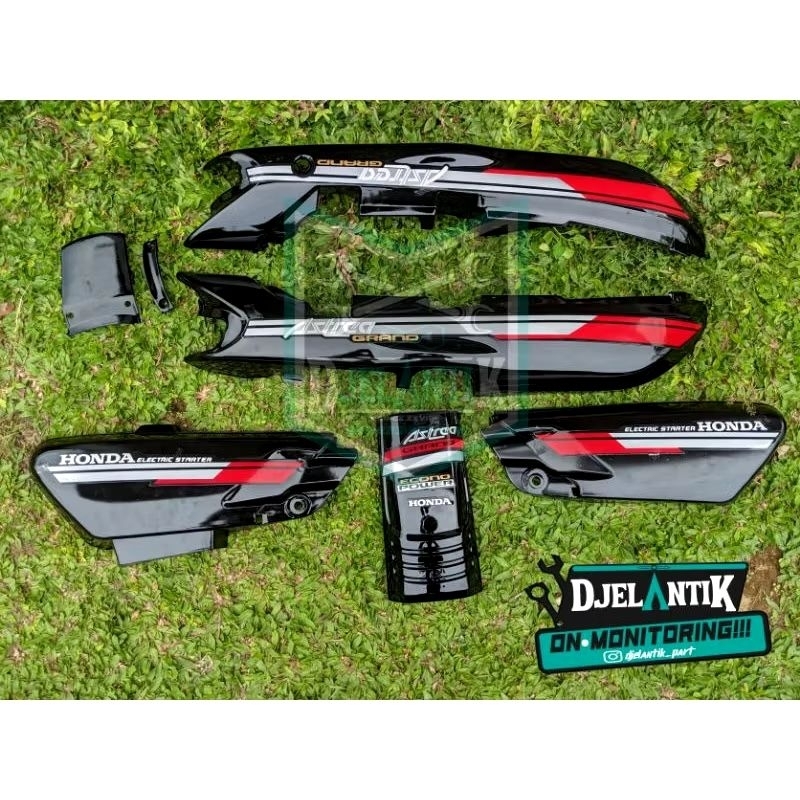 Cover Body Bodi Samping Honda Astrea Grand Sabit Legenda Impressa Jialing Set Bok aki Panel Strippin