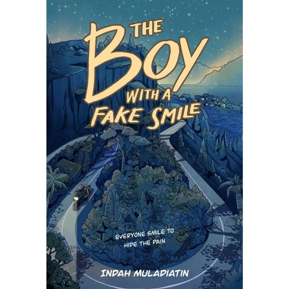 BUKU NOVEL THE BOY WITH A FAKE SMILE