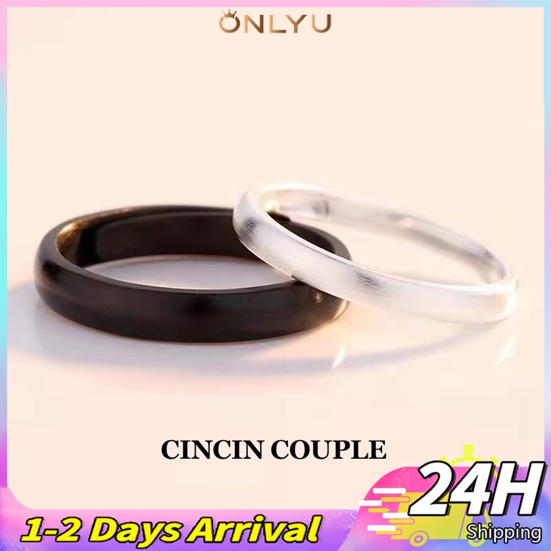 Cincin couple Keys-Love cincin pasangan cincin Silver titanium campuran Adjustable Cincin/Titanium m