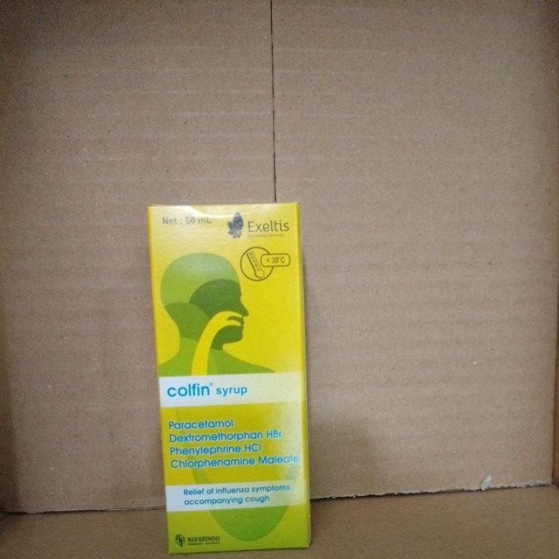 Exeltis Colfin Syrup Paracetamol Dextromethorphan HBr