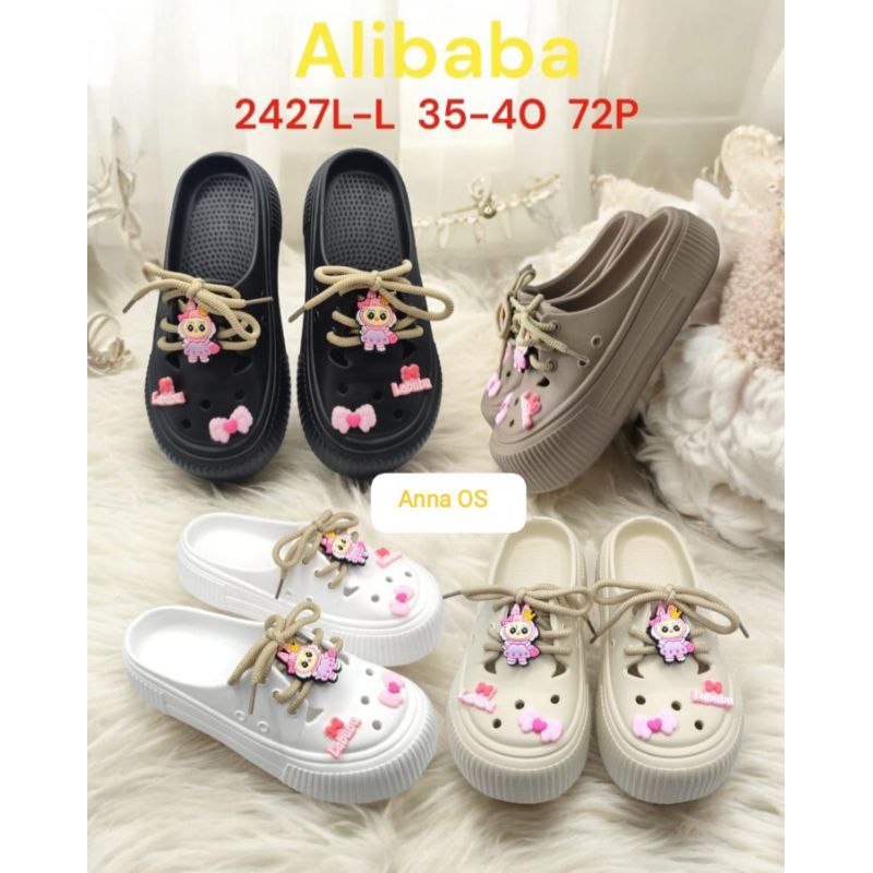 Sandal Sepatu Wanita Tali Terbaru alibaba BRC 2427 L / sepatu sandal anti air / ukuran 35-40