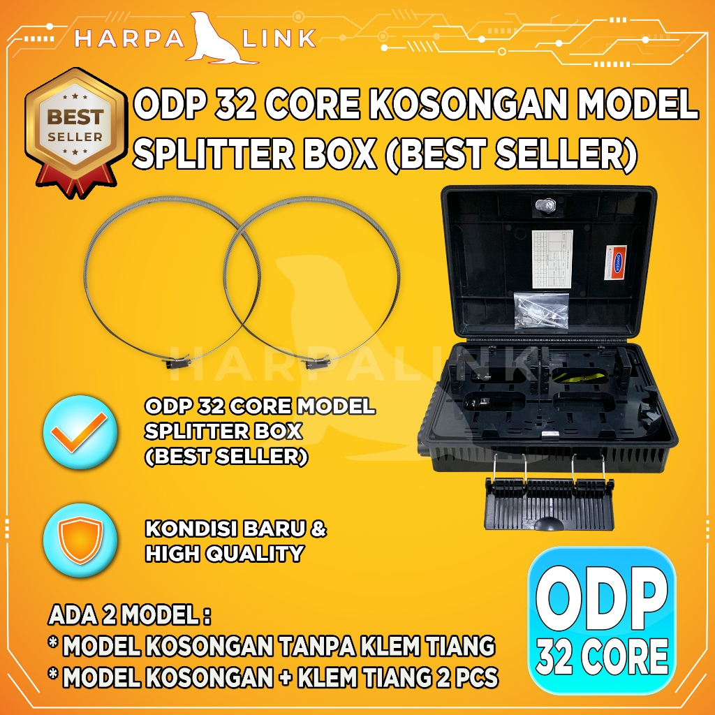 ODP 32 Core Model Box Splitter Kosongan / ODP Tiang 32 Core PLC Box 1:8 1:16 / ODP Box 32 Core Koson