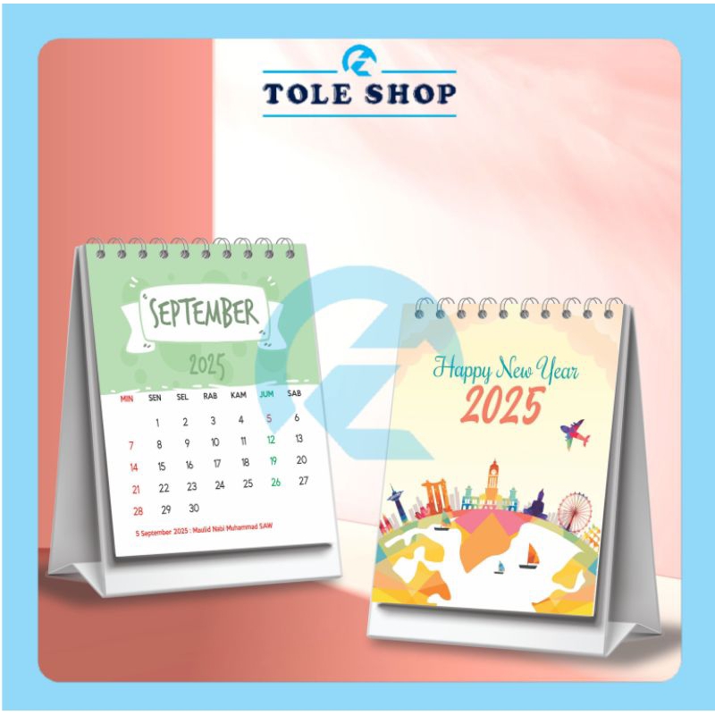 

KALENDER MEJA MINI THN 2025 SOUVENIR BIRTDHAY CUSTOM MINIMAL 50 PCS BEDA HARGA YA KA yuk
