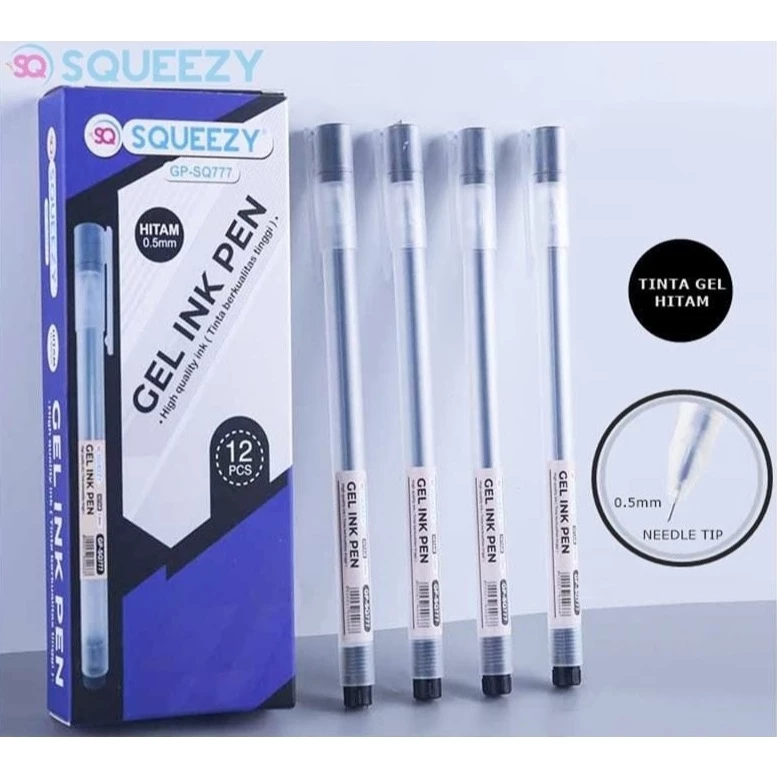 

Pulpen Gel Squeezy GP-SQ777 Gel Pen 0.5 mm