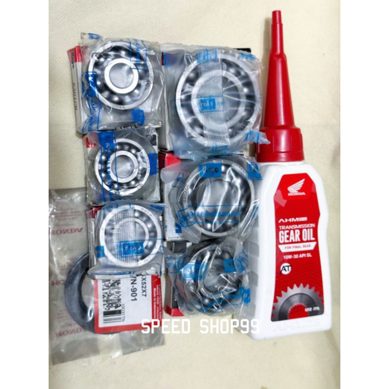 Bearing  Laher rasio  6PCS KOYO+Sil roda KWN +Oli gardan AHM (6aitem) Vario 125 Fi old Vario 125 esp
