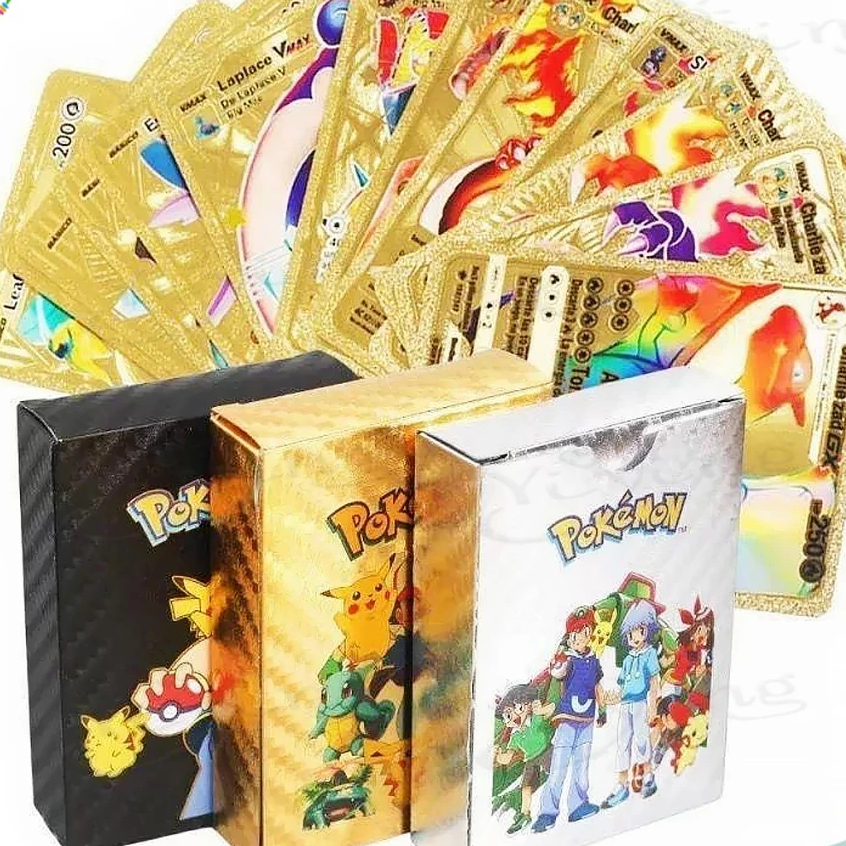 kartu pokemon emas  / kartu pokemon mas / mainan kartu