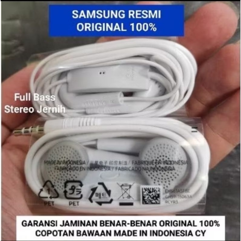 Headset Stereo Samsung ORI (CY) Jack 3,5mm Earphone Gaming