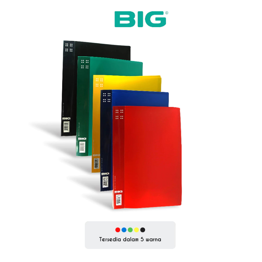 

BIG - Clear Holder Map Holder Dokumen Keeper 20 Pocket F4 Folio CH-8805