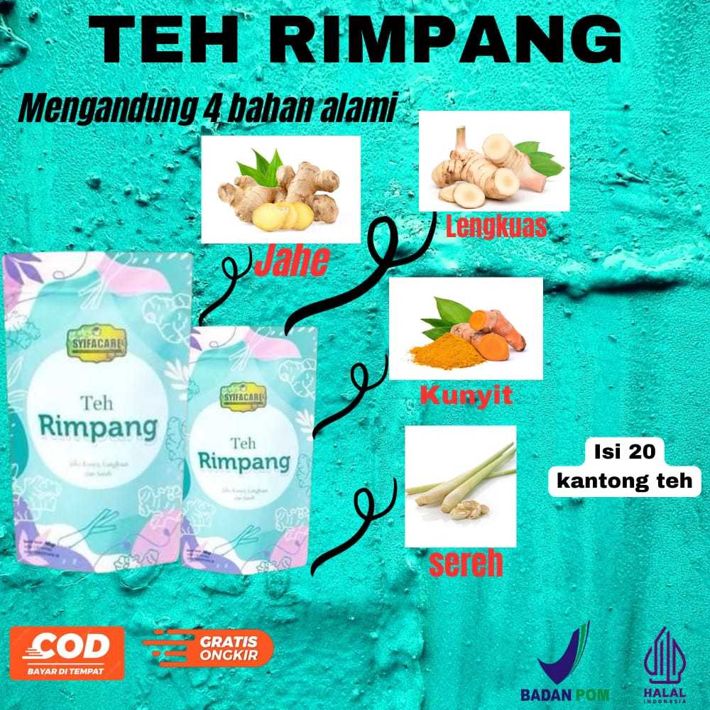 

Teh Rimpang Syifacare Teh Celup Herbal 100% Alami Tanpa Pengawet