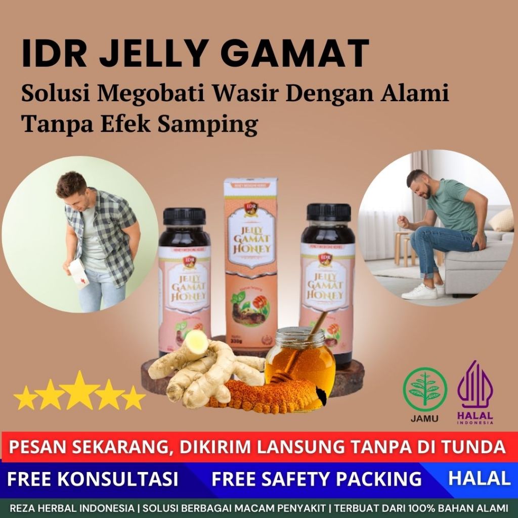 Obat Wasir - IDR Jelly Gamat - Testimoni Terbukti 100 %