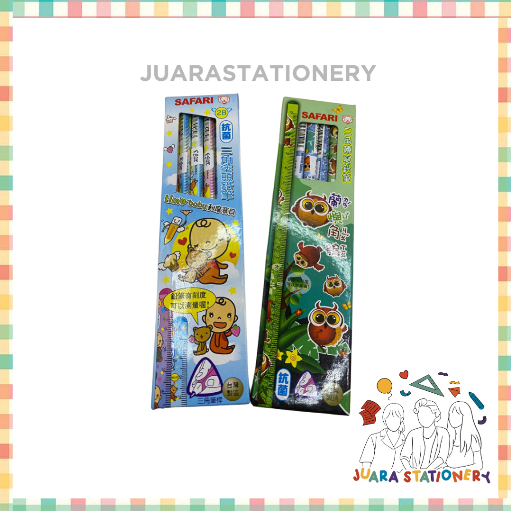 

Pensil Safari 2B (2629) / Pensil 2B Pensil 2B Pensil Sekolah Pensil Satuan PENSIL 2B MURAH (SATUAN)