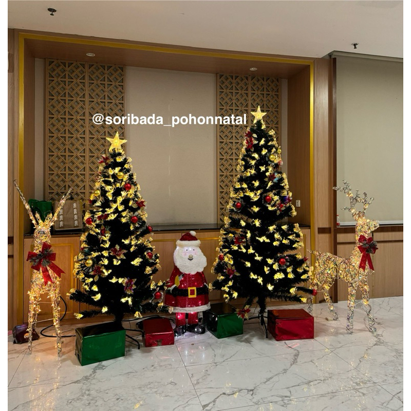 Pohon Natal LED Sultan 180 & 210cm Mewah & Premium | Pohon Natal Premium | Pohon Natal