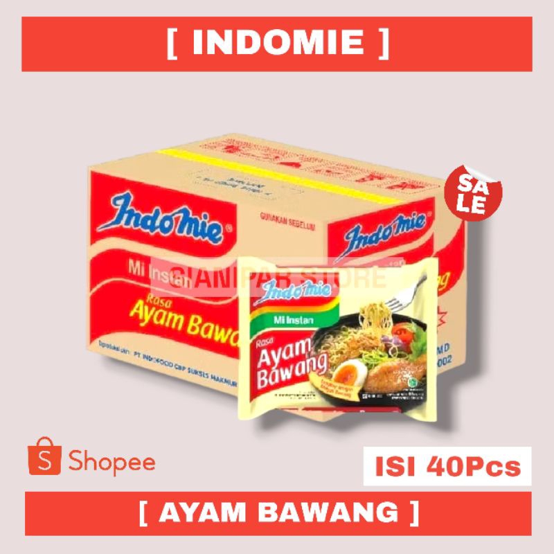 

Indomie Instant Ayam Bawang Pck 69g - [ 1 Dus 40Pcs ]