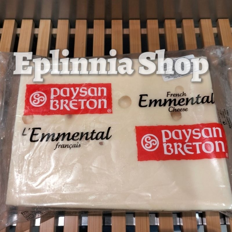 

Paysan Breton L'Emmental Cheese 1000 gr - Keju Emmental Emental